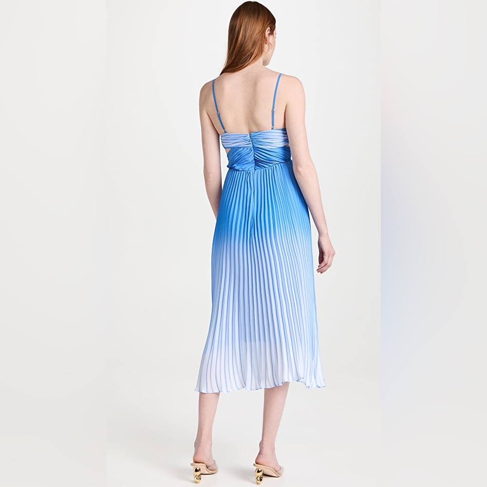 NWT $695 Ramy Brook Beckett Dress Ocean - Picture 5 of 5